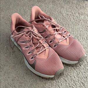 Women's Pink Nike Athletic Shoes 8.5